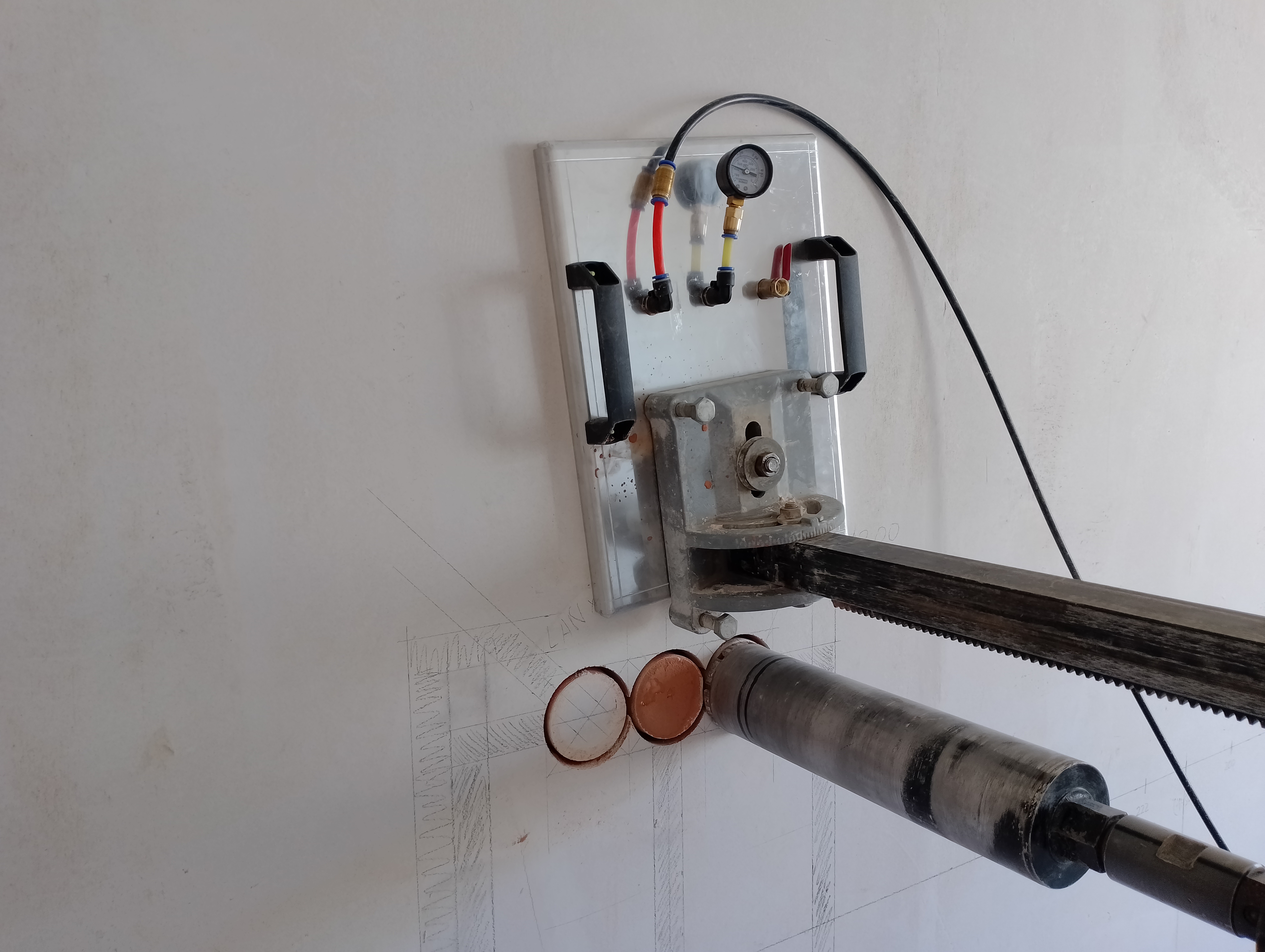 вакуумная плита для алмазного бурения